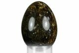 Flashy, Polished Labradorite Egg - Madagascar #356472-1